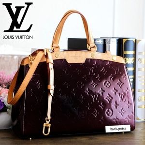🆕Louis Vuitton Brea Amarante Monogram Vernis